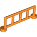 Duplo Orange Fence 1 x 6 x 2 with 5 Slats (2214 / 89502)