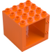 Duplo Arancione Telaio della finestra 4 x 4 x 3 (11345 / 18857)