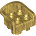 Duplo Parelmoer goud Armchair met Gebogen Armen (6477)