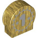Duplo Or perlé Brique 1 x 3 x 2 avec Rond Haut avec 1 avec côtés découpés (14222 / 101572)
