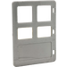 Duplo Pearl Light Gray Door with Different Sized Panes (2205)