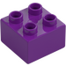 Duplo Purple Brick 2 x 2 (3437 / 89461)