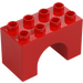 Duplo Rouge Arche Brique 2 x 4 x 2 (11198)