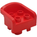 Duplo Rot Armchair mit Gebogen Arme (6477)