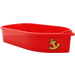 Duplo Red Boat with Anchor Pattern