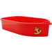 Duplo Red Boat with Anchor Pattern