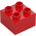 Duplo Rouge Brique 2 x 2 (3437 / 89461)