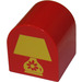 Duplo Red Brick 2 x 2 x 2 with Curved Top with Lamp (3664)