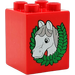 Duplo Rojo Ladrillo 2 x 2 x 2 con Caballo (31110 / 48258)