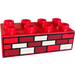 Duplo Red Brick 2 x 4 with Brick Wall (3011 / 53151)