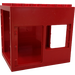 Duplo Rojo Building Bloque 6 x 8 x 6 con Puerta y Ventana