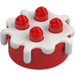 Duplo Rosso Cake con Bianco Icing (76317)