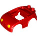 Duplo Red Car Body with Yellow Headlights (11847 / 12091)