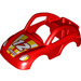 Duplo Rojo Coche Chasis 6 x 10 x 3 con &quot;12&quot; y &quot;Speed&quot; (77943)