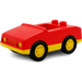 Duplo Rojo Coche con 4 Espigas as Asiento (2235 / 74562)