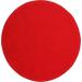 Duplo Rouge Tissu Rug Rond