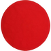 Duplo Red Cloth Rug Round
