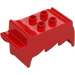 Duplo Red Design Brick Hair (4997)