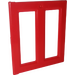 Duplo Red Display Window / Door (6468)