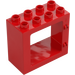 Duplo Rouge Porte Cadre 2 x 4 x 3 avec rebord plat (61649)