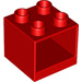 Duplo Red Drawer Cabinet 2 x 2 x 1.5 (4890)
