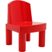 Duplo Rojo Figura Chair (31313)