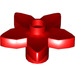 Duplo rouge Fleur avec 5 Angular Pétales (6510 / 52639)