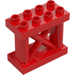 Duplo Red Lattice Wall 2 x 4 x 3 (65156)