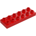 Дупло червен Плоча 2 x 6 (98233)