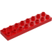 Duplo Punainen Levy 2 x 8 (44524)