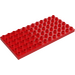 Duplo Red Plate 6 x 12 (4196 / 18921)