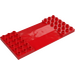 Duplo Red Plate 6 x 12 with Ramps (95463)