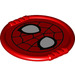 Duplo Red Plate with Spider-Man Mask (1355 / 27372)