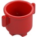 Duplo Rouge Pot avec Grip Poignées (31042)