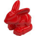 Duplo Red Rabbit with Small Black Eyes (89406)