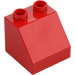 Duplo Red Slope 2 x 2 x 1.5 (45°) (6474 / 67199)