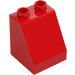 Duplo Red Slope 2 x 2 x 2 (70676)