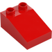 Duplo Red Slope 2 x 3 22° (35114)