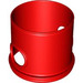 Duplo Red Straight Tube with 2 H. (41288)