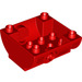 Duplo Red Tank Bottom 4 x 4 x 1.5 (59559)