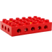 Duplo Red Toolo 4 x 6 x 1 with Thread+screws (31345 / 76395)