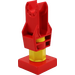 Duplo Red Toolo Turnable Support 2 x 2 x 4 with Clip and Bottom Tile with Screw