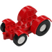 Duplo Red Tractor with White Wheels (24912)