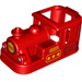 Duplo Red Train Engine Body 4 x 8 x 3.5 (38742)