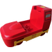 Duplo Rouge Train Moteur avec Lego logo (2961 / 76350)