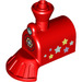 Duplo Rojo Tren Frontal 2 x 4 con Faro y Estrellas (28592 / 77972)