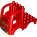 Duplo Red Truck cab 4 x 8 with Fire Logo (20744)