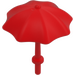 Duplo Red Umbrella with Stop (40554)