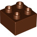 Duplo Reddish Brown Brick 2 x 2 (3437 / 89461)