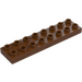 Duplo Rödaktig Brun Platta 2 x 8 (44524)